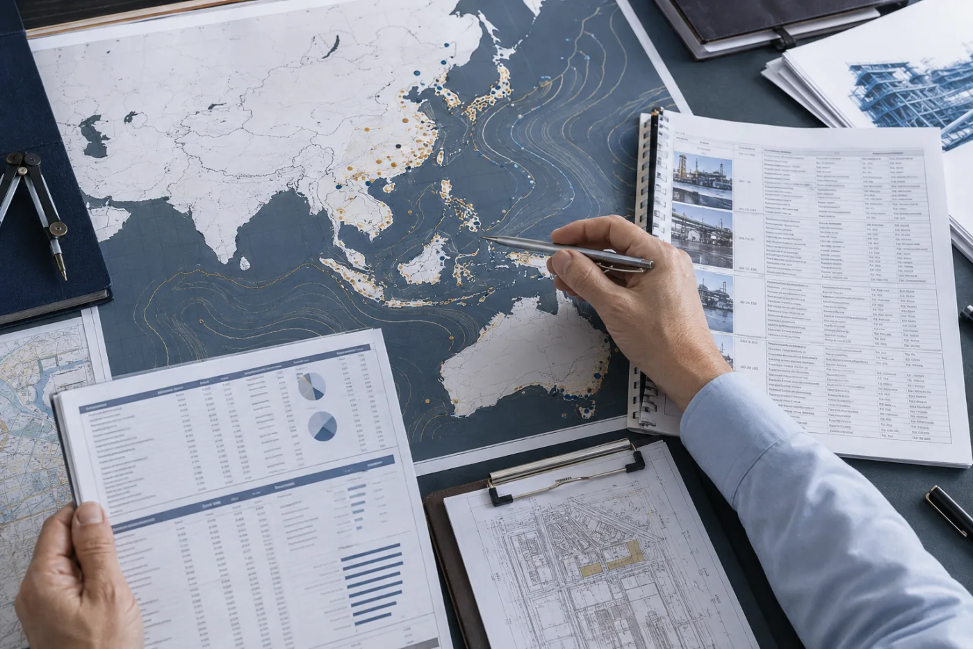 Asia-Pacific catastrophe exposure and industrial portfolio reporting